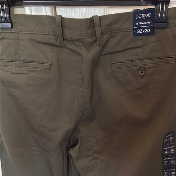 J. Crew Green Chinos Straight-Leg Versatile - Picture 3 of 8